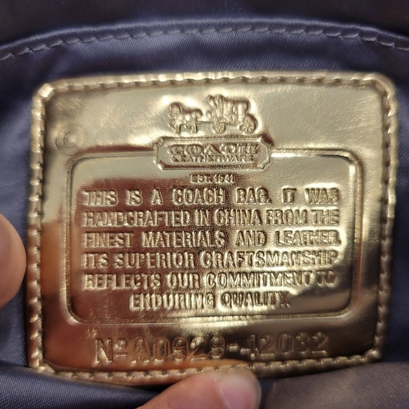 Coach Amanda Pleated Satin Wristlet - Picture 6 of 11